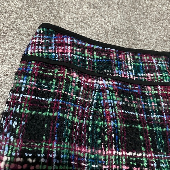 Talbots Multicolor Tweed Pencil Mini Skirt Womens Plus Size 16 Preppy Career Y2K - Picture 9 of 16